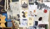 inspiration board A collage of images and found objects all of which influenced Henry's design