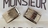 The words on these towels were inspired by the lettering on the silver napkin rings. Inspiration is everywhere.
