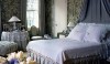 Finest-Homes004-e1297983123807 Silver ground Chinese wallpaper, crisp window treatments, a formal gilt mirror and personal possessions in the bedroom were a hallmark of the Mark Hampton style.
