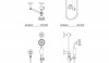 EAHS40-K-CAD-Block1-400x517 The specification for the hand shower on a bar.