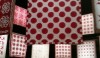 I loved the simplicity of the polka dots. I have never seen a polka dot quilt before but it seems so logical--it is easy to sew in circles.