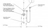 PB-ShowerSystemsDiagrams_3-3-08_Page_61-400x385 This is the most complicated of the installation diagrams. The shower valve has a diverter to take the water from the tub spout to the shower head. (If you have the water delivered to the tub spout first, it is easier to test the temperature.) The two way diverter delivers the water from the shower head to the hand shower. You cannot have the shower head and hand shower on at the same time with this mechanical system.