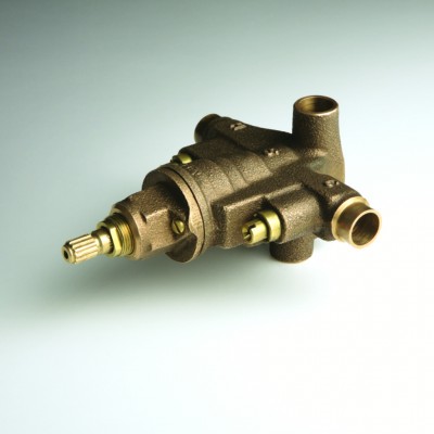 Universal-Pressure-Balance-Valve_GUSV81R1-400x400 Cast in brass, this is a pressure balance "rough". While you will never see this once the wall is tiled, the quality and engineering of the rough is the most important part of your shower system.