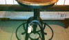 I loved this stool. It had a nice splay to the legs and good color on the wood seat.