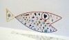 A Calder mobile would look great in any bath. I love the color and the wire form.