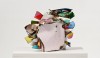 A John Chamberlain of small scale would look beautiful on a pedestal in the bath. It is indestructable.