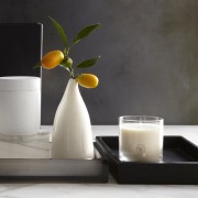 I love the bud vase that is part of the Chatham collection.  Three lined up on a dining table each with one beautiful flower is often the perfect decoration.