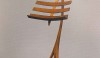 This elegant music stand, by Wendell Castle from 1964, feels like it was born of Shaker simplicity but shaped and formed for the music sheets it was to hold.