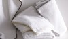 Gotham My favorite Gotham towels with white, pearl, cream or black binding.