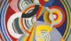 More dots from Robert Delaunay. These are more complex that those by Damien Hirst but spots nonetheless.