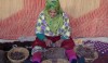 L1030519 Brilliant, saturated colors even on this woman cracking Argan nuts to make essential oils. This is one of my favorite images.