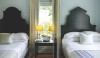 beds Inspired by Flemish facades, these headboards are compatible but different and very bold.