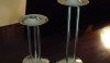 Carole recently found this pair of Modern candlesticks in a consignment shop where I never find anything.  It's about having a good eye and being in the right place at the right time.