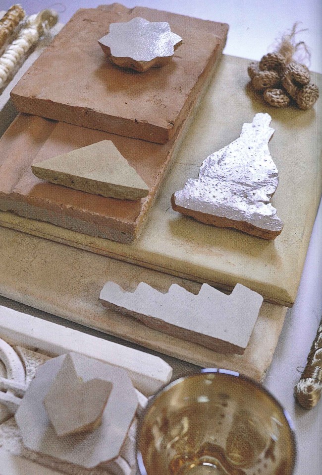 Moroccan Berbers An example of the different shapes and the light colored terra-cotta tile body.