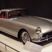 ferrari_250gtpf_silver Paul's father owned this 1959 Ferrari 250 GT PF from 1962 to 1964. He loved this car, washed and waxed it religiously and drove it in the driveway before he had a license. To this day he remembers every detail right down to the machine tooling on the ashtray cover, the curve of the sheet metal where it scooped under the headlights and the stitching of the upholstery that he cleaned with saddle soap. He thought of it as rolling sculpture and feels it influenced his taste and how he designs objects.