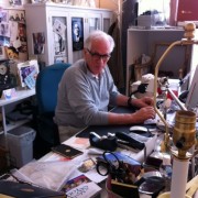 The Boston showroom of Charles Spada is always a beehive of activity.  Here is the elegant Charles at the center of it.