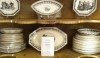 I love this cream and white china. Some pieces might make great accessories in a bath.