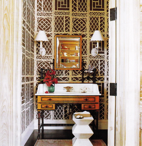 3da11b66be3f This is bamboo and lattice heaven. It is graphic, brown and bold!
