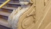 Take time to notice original details like this carving on the stairway I used to exit on to Vanderbilt Avenue.