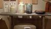 Handmade ceramic jars with unusual glazes were interesting to me.