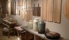 One of the well designed exhibitions.  This one of cutting boards. I loved the wood colors and textures and the rhythm of the display.
