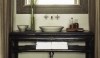 One of the themes that is evident in all of McAlpine Tankersely's work is attention to detail and a lovely layering of materials, in this case down to the matching cat.