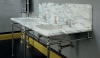 As-seen-on-Drummonds-uk.com_ A Statuary slab and backsplash for a washstand. You can see the open and closed vein patterns. It is simply beautiful and not tiresome.